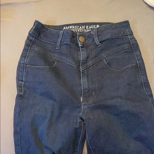 High rise skinny jeans